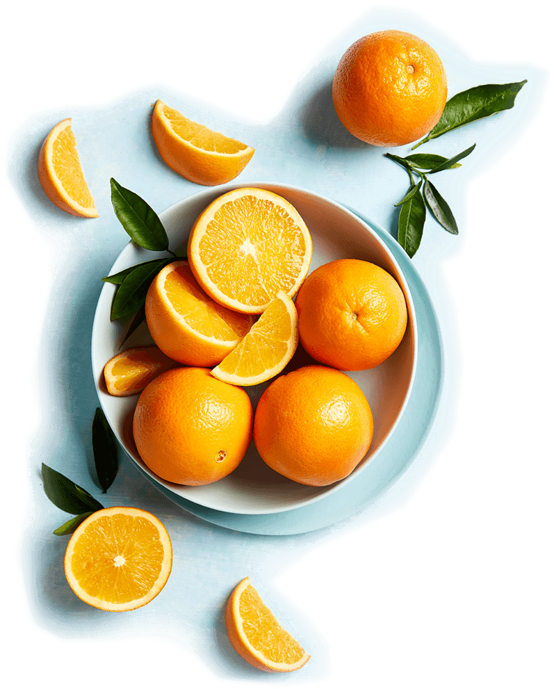 Bowl of oranges
